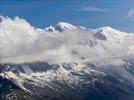 Photos aériennes de "midi" - Photo réf. E119488 - Le Mont-Blanc et l'Aiguille du Midi