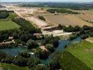 Photos aériennes de Luxé (16230) | Charente, Poitou-Charentes, France - Photo réf. E120347 - L'emplacement du viaduc de la Charente Nord.