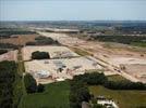 Photos aériennes de "france" - Photo réf. E120350 - La base travaux ferroviaire de Villognon.