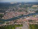 Photos aériennes de Pont-à-Mousson (54700) - Le Centre Ville Rive droite | Meurthe-et-Moselle, Grand Est, France - Photo réf. E121173