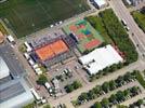 Photos aériennes de "tournoi" - Photo réf. E123798 - Photo prise lors des Internationaux de Tennis de Strasbourg.