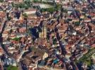 Photos aériennes de Colmar (68000) | Haut-Rhin, Alsace, France - Photo réf. E123804 - La Collégiale Saint-Martin souvent appelée Cathédrale Saint-Martin.