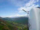 Photos aériennes de "helicoptère" - Photo réf. E123879 - En quittant les Alpes...