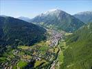 Photos aériennes de Thônes (74230) - Vue générale | Haute-Savoie, Auvergne-Rhône-Alpes, France - Photo réf. E123885