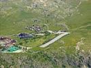 Photos aériennes de Huez (38750) | Isère, Auvergne-Rhône-Alpes, France - Photo réf. E123900 - L'altisurface de l'Alpe d'Huez.