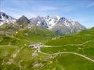 Photos aériennes de "alpes" - Photo réf. E123917 - Le Col du Lautaret.