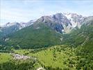 Photos aériennes de Le Monêtier-les-Bains (05220) | Hautes-Alpes, Provence-Alpes-Côte d'Azur, France - Photo réf. E123919