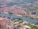 Photos aériennes de Pont-à-Mousson (54700) - Le Centre Ville Rive droite | Meurthe-et-Moselle, Lorraine, France - Photo réf. E124188
