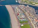 Photos aériennes de "attraction" - Photo réf. E124544 - La Foire de Dieppe qui a lieu chaque année en été.