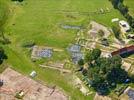 Photos aériennes de "archéologie" - Photo réf. E124559 - Une petite ville de l'époque gallo-romaine en cours de fouille.