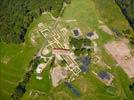Photos aériennes de "fouilles" - Photo réf. E124563 - Une petite ville de l'époque gallo-romaine en cours de fouille.