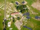 Photos aériennes de "fouille" - Photo réf. E124564 - Une petite ville de l'époque gallo-romaine en cours de fouille.