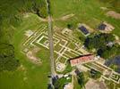Photos aériennes de "archéologie" - Photo réf. E124565 - Une petite ville de l'époque gallo-romaine en cours de fouille.