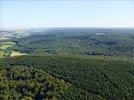 Photos aériennes de "premiere" - Photo réf. E124697 - Suite aux combats de la Premire Guerre Mondiale, des arbres furent plants sur les zones rouges, inconstructibles.La Fort d'Argonne donne une ide de l'ampleur de la Bataille de Verdun.