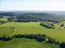 Photos aériennes de "1ere" - Photo réf. E124703 - La Butte de Vauquois est un haut-lieu de la guerre des mines en Argonne, de nombreux entonnoirs en tmoignent.