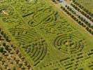 Photos aériennes de "labyrinthe" - Photo réf. E125099 - Le labyrinthe de Sénart 2012