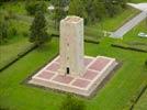 Photos aériennes de Sommepy-Tahure (51600) - Le Monument Américain du Blanc Mont | Marne, Champagne-Ardenne, France - Photo réf. E135243 - Ce monument commmore les combats o 70 000 soldats amricains furent engags en Champagne.