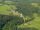 Photos aériennes de "tranchee" - Photo réf. E135283 - La Butte de Vauquois est un haut-lieu de la guerre des mines en Argonne, de nombreux entonnoirs en tmoignent.