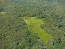 Photos aériennes de "haut" - Photo réf. E135284 - La Butte de Vauquois est un haut-lieu de la guerre des mines en Argonne, de nombreux entonnoirs en tmoignent.