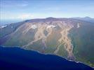Photos aériennes de "fournaise" - Photo réf. E125273 - Vue générale du Piton de la Fournaise et ses coulées de lave