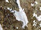 Photos aériennes de "neige" - Photo réf. E126375 - Craquelures dans la neige