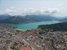Photos aériennes de Annecy (74000) - Le Centre Ville | Haute-Savoie, Auvergne-Rhône-Alpes, France - Photo réf. E126737 - Vue gnrale du lac d'Annecy