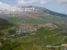 Photos aériennes de "Station" - Photo réf. E126758 - Vue gnrale de la station de l'Alpe-d'Huez