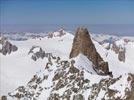 Photos aériennes - Paysages de montagne - Photo réf. E126821 - La Dent du Géant et l'Aiguille du Midi