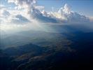 Photos aériennes de Quenza (20122) | Corse-du-Sud, Corse, France - Photo réf. E127213 - Panorama depuis l'aplomb des Aiguilles de Bavella en regardant vers Ajaccio
