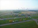 Photos aériennes de "2013" - Photo réf. E128433 - Lorraine Mondial Air Ballons 2013 : Vol du Samedi 27 Juillet le soir.