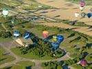 Photos aériennes de "montgolfières" - Photo réf. E128481 - Lorraine Mondial Air Ballons 2013 : Vol du Mercredi 31 Juillet le soir lors du Record Mondial de Dcollage en Masse. (Greatest Mass Ascent)