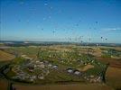 Photos aériennes de "montgolfières" - Photo réf. E128496 - Lorraine Mondial Air Ballons 2013 : Vol du Mercredi 31 Juillet le soir lors du Record Mondial de Dcollage en Masse. (Greatest Mass Ascent)