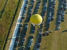 Photos aériennes de "ballon" - Photo réf. E128498 - Lorraine Mondial Air Ballons 2013 : Vol du Mercredi 31 Juillet le soir lors du Record Mondial de Dcollage en Masse. (Greatest Mass Ascent)