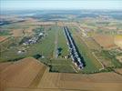 Photos aériennes de "2013" - Photo réf. E128558 - Lorraine Mondial Air Ballons 2013 : Vol du Jeudi 1 Août le matin lors du Record Mondial de Décollage en Ligne. (The Great Line, In-line Mass Ascent)