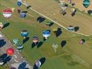Photos aériennes de "2013" - Photo réf. E128597 - Lorraine Mondial Air Ballons 2013 : Vol du Jeudi 1 Août le matin lors du Record Mondial de Décollage en Ligne. (The Great Line, In-line Mass Ascent)