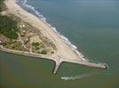 Photos aériennes de Le Verdon-sur-Mer (33123) | Gironde, Aquitaine, France - Photo réf. E129590 - La Pointe de Grave  l'embouchure de la Gironde