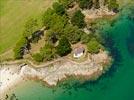 Photos aériennes de Fouesnant (29170) - Autre vue | Finistère, Bretagne, France - Photo réf. E131658 - Au Nord de la Plage de Lantecost