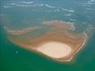 Photos aériennes de Le Verdon-sur-Mer (33123) | Gironde, Aquitaine, France - Photo réf. E131713 - Ban de sable - Embouchure de l'Estuaire de la Gironde