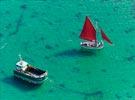 Photos aériennes de "bateau" - Photo réf. E131765 - Chalutier et voilier breton
