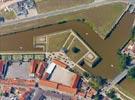 Photos aériennes de Gravelines (59820) - Autre vue | Nord, Nord-Pas-de-Calais, France - Photo réf. E131822 - L'enceinte fortifie de Gravelines