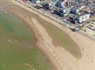 Photos aériennes de Dunkerque (59140) | Nord, Nord-Pas-de-Calais, France - Photo réf. E131833 - Dune de sable au milieu de la plage de Malo-les-Bains