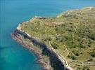 Photos aériennes de Leucate (11370) | Aude, Occitanie, France - Photo réf. E131975 - Le cap des Trois Frres