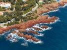 Photos aériennes de Saint-Raphaël (83700) - Autre vue | Var, Provence-Alpes-Côte d'Azur, France - Photo réf. E131999 - Littoral dcoup de Saint-Raphal