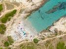 Photos aériennes de "Petite" - Photo réf. E132003 - Petite plage en fin de calanque