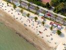 Photos aériennes de "plage" - Photo réf. E132015 - Plage et palmiers à Bandol