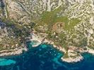 Photos aériennes de Marseille (13000) | Bouches-du-Rhône, Provence-Alpes-Côte d'Azur, France - Photo réf. E132027 - La Calanque de Sormiou