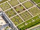 Photos aériennes de Villandry (37510) - Le Château et ses jardins | Indre-et-Loire, Centre-Val de Loire, France - Photo réf. E133711