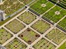 Photos aériennes de Villandry (37510) - Le Château et ses jardins | Indre-et-Loire, Centre-Val de Loire, France - Photo réf. E133712