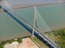 Photos aériennes de Honfleur (14600) - Le Pont de Normandie | Calvados, Basse-Normandie, France - Photo réf. E133761