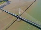 Photos aériennes de Honfleur (14600) - Le Pont de Normandie | Calvados, Basse-Normandie, France - Photo réf. E133783